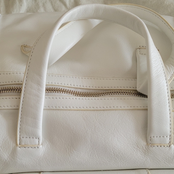 Ferre Milano white Satchel.  New without tags - Picture 2 of 8